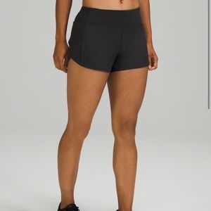 Lululemon Speed Up Mid-Rise Lined Short 4”.
